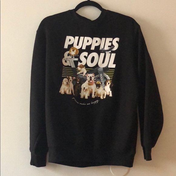 Puppies and soul sweatshirt Clearance